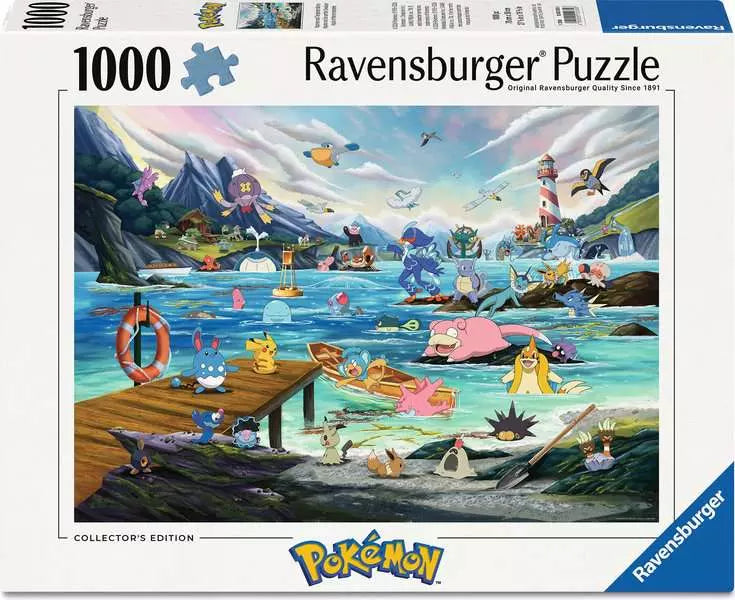 Pokémon - Vaporeon and Temperate Marine (1000 Piece Puzzle)