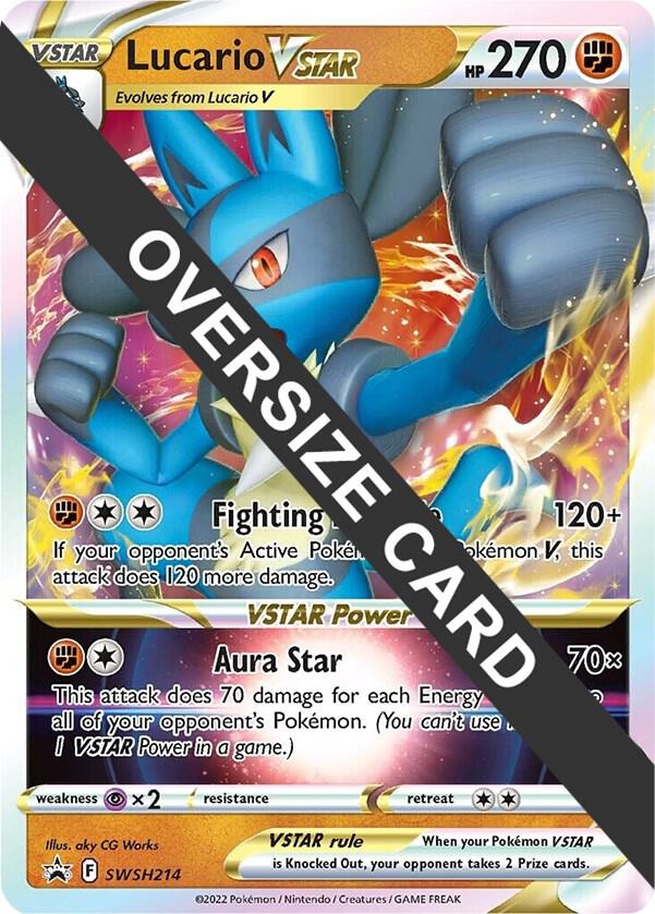 Lucario VSTAR - SWSH214 - Jumbo Cards