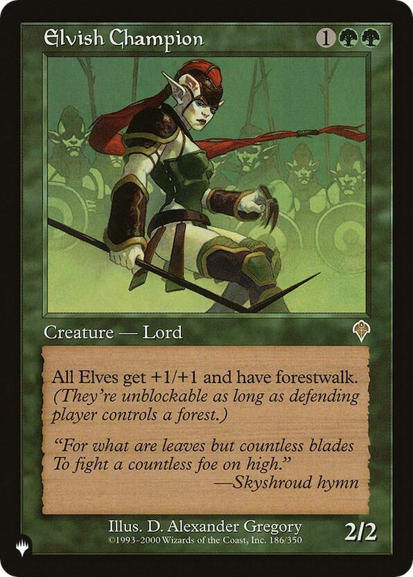 Elvish Champion - The List Reprints