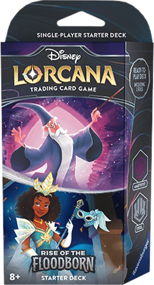 Disney Lorcana: Rise of the Floodborn Deck: Amethyst & Steel