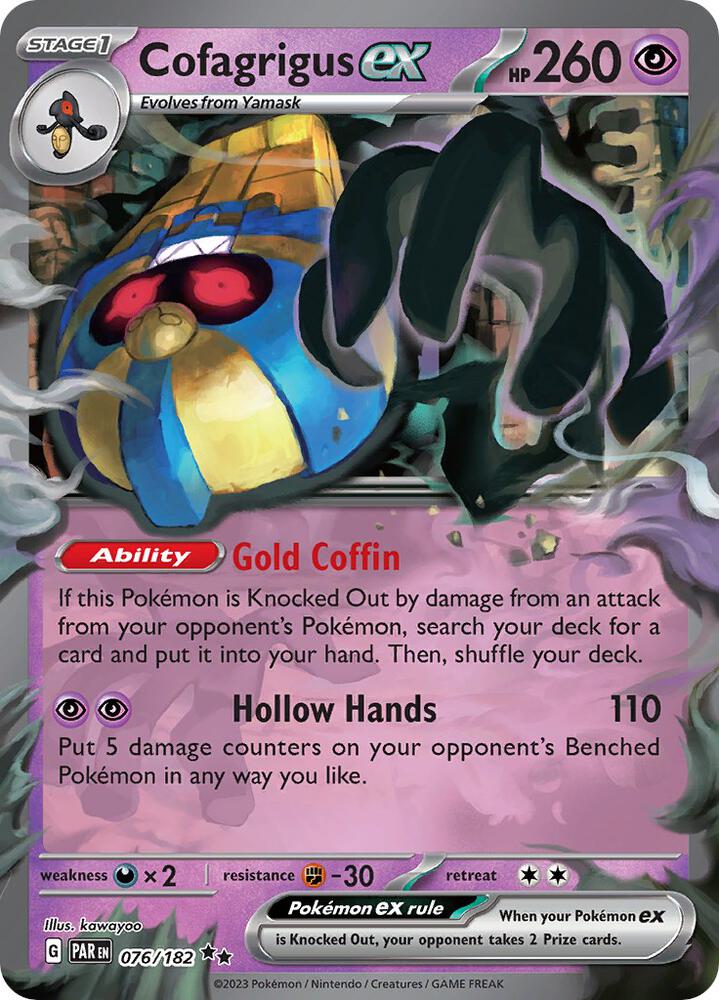 Cofagrigus ex - SV04: Paradox Rift