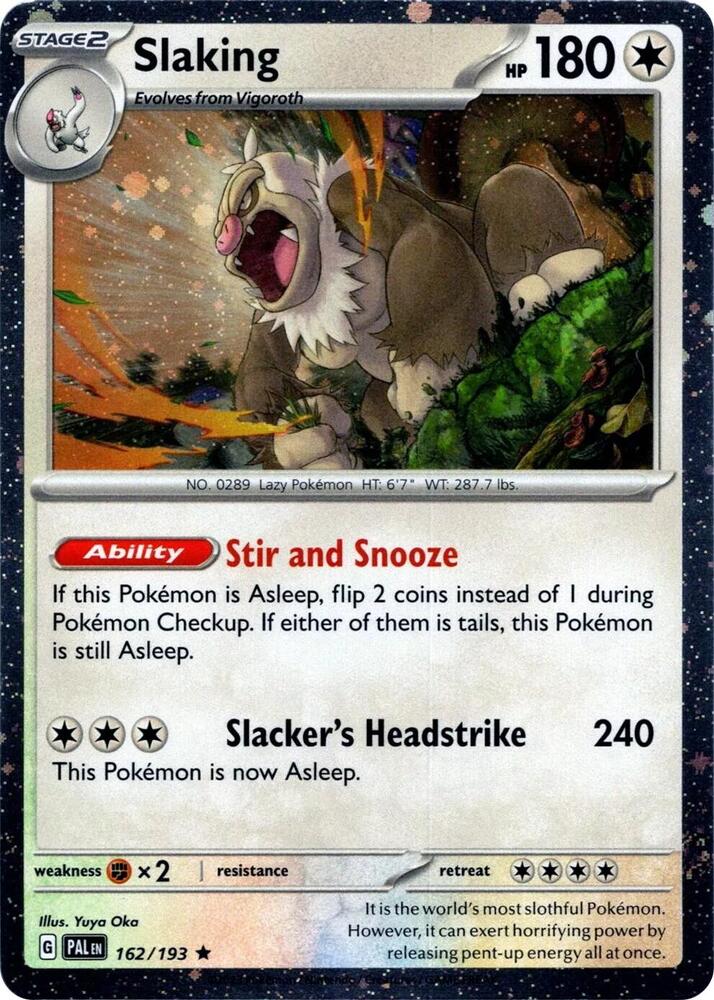 Slaking (Cosmos Holo) - Miscellaneous Cards & Products