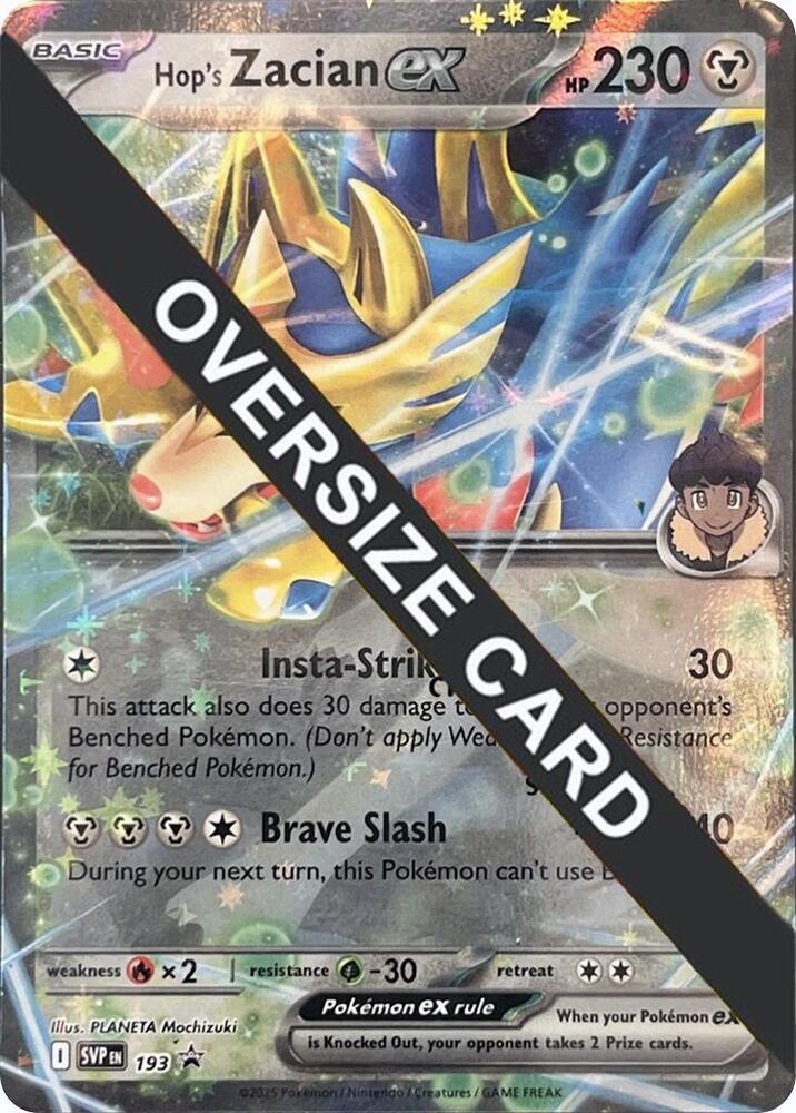 Hop's Zacian ex - SVP193 - Jumbo Cards
