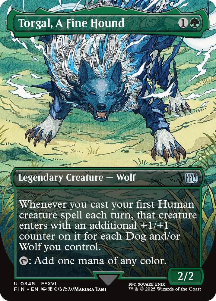 Torgal, A Fine Hound (Borderless) - FINAL FANTASY