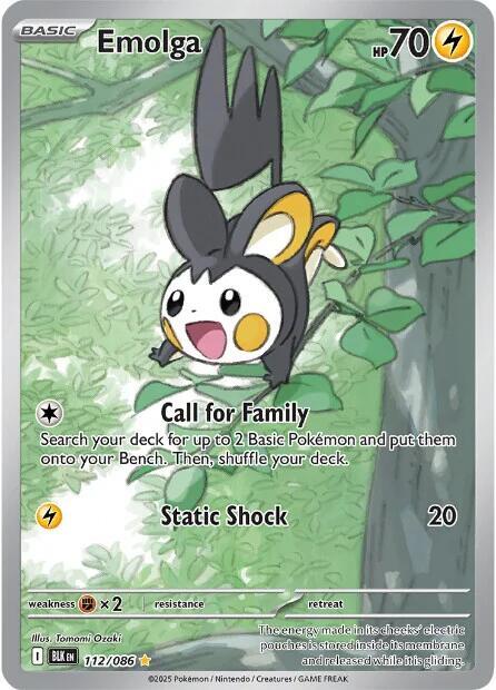 Emolga - 112/086 - SV: Black Bolt