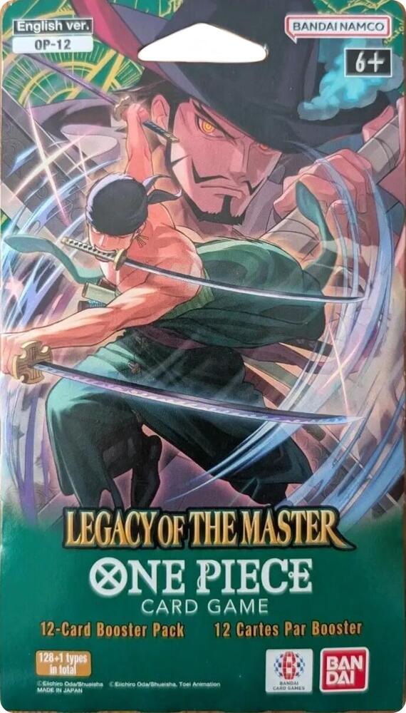One Piece TCG OP-12 Legacy of the Master Sleeved Booster Pack