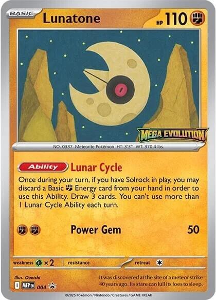 Lunatone - 004 - ME: Mega Evolution Promo