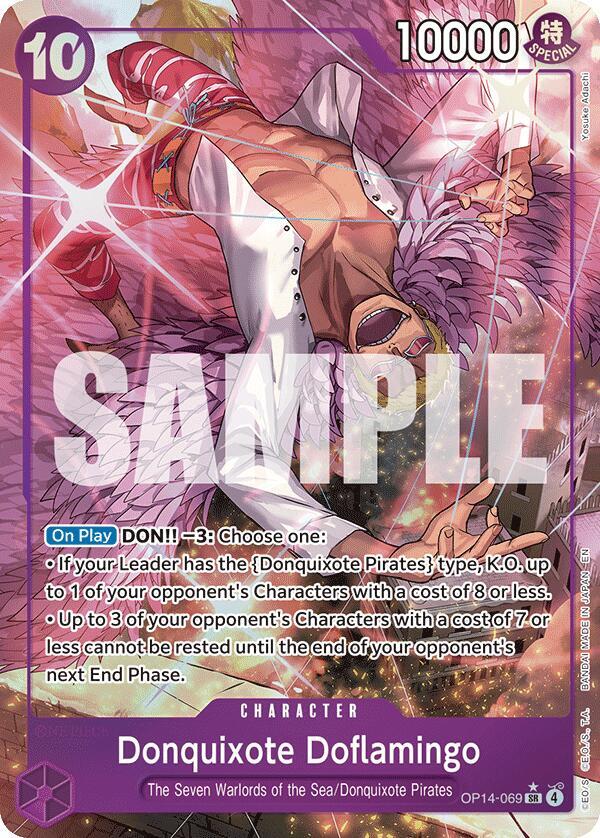 Donquixote Doflamingo - OP14-069 (Alternate Art) - The Azure Sea's Seven