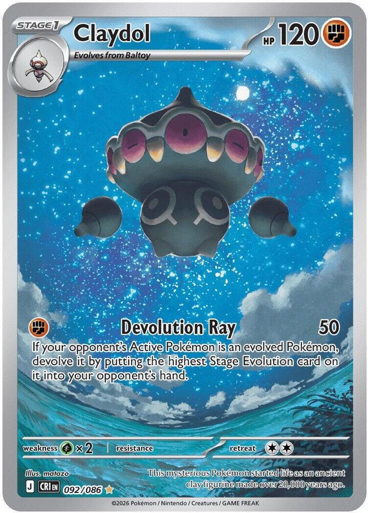 Claydol - 092/086 - ME04: Chaos Rising