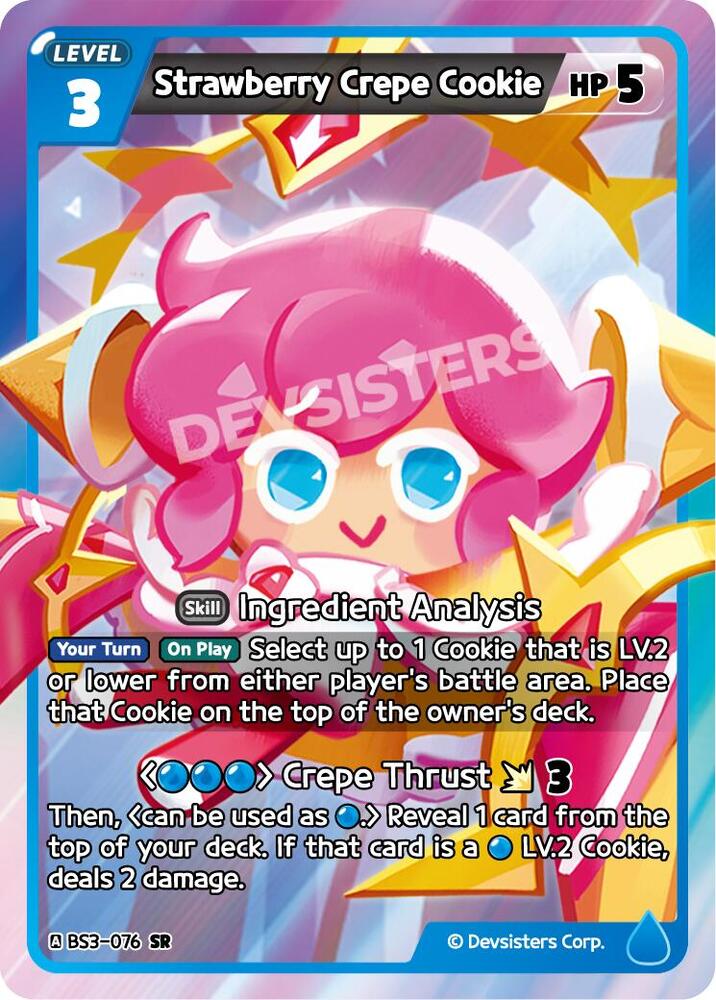 Strawberry Crepe Cookie - Age of Heroes and Kingdoms