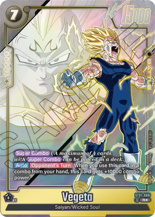 Vegeta - ST01-066 (Alternate Art) - Story Booster 01