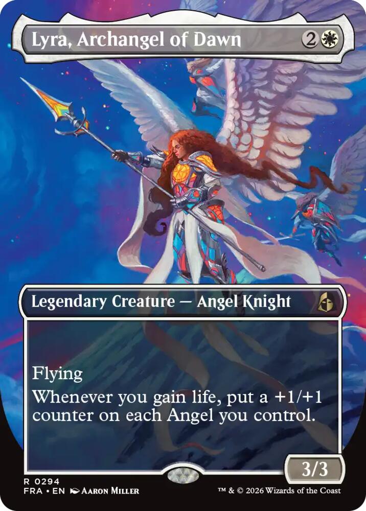 Lyra, Archangel of Dawn (Borderless) - Reality Fracture