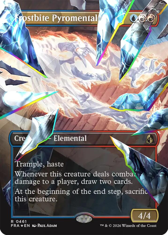 Frostbite Pyromental (Borderless) (Facet Foil) - Reality Fracture