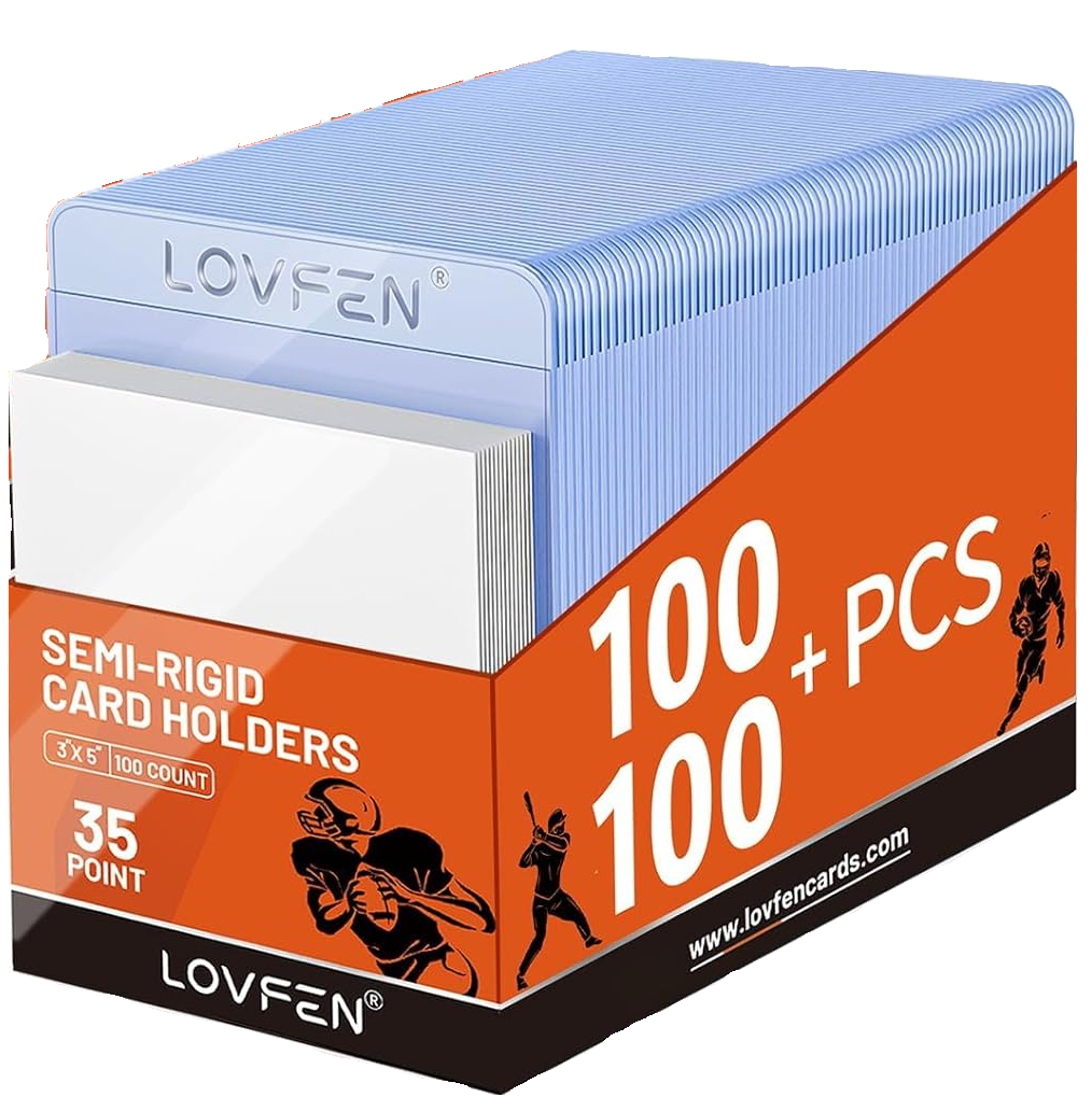 Semi Rigid Card Holders (100) & Penny Sleeves (100) Bundle