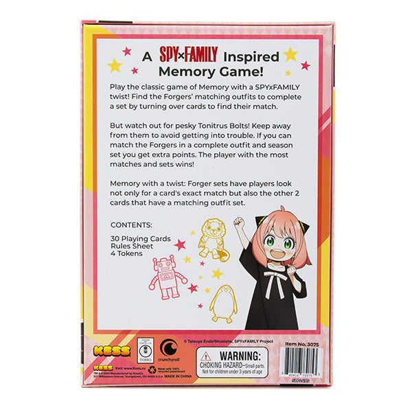 SPYxFAMILY: Search For Seasons- A Memory Game