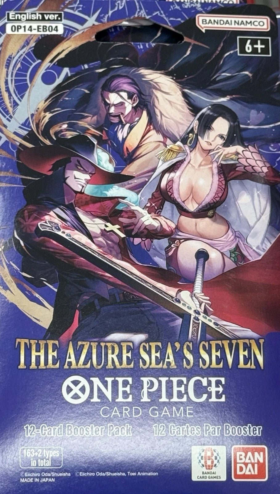 One Piece TCG OP-14 The Azure Sea's Seven Sleeved Booster Pack