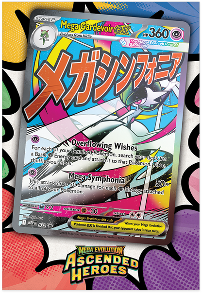 Pokémon TCG: Mega Evolution Ascended Heroes Premium Poster Collection [Mega Gardevoir]