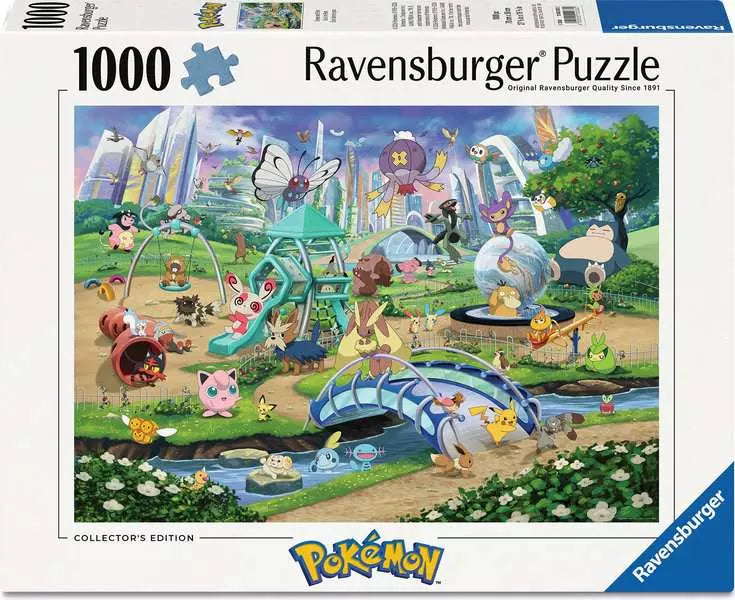Pokémon - Eevee and Park (1000 Piece Puzzle)