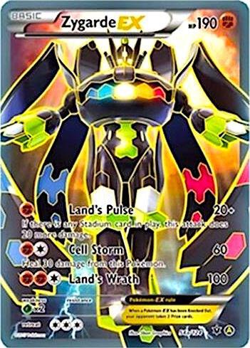 Zygarde EX - 54a/124 - Alternate Art Promos