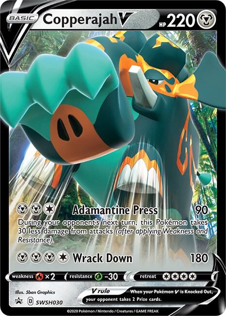 Copperajah V - SWSH030 - SWSH: Sword & Shield Promo Cards