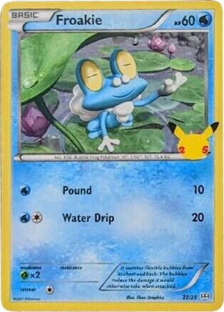 Froakie - 22/25 - McDonald's 25th Anniversary Promos