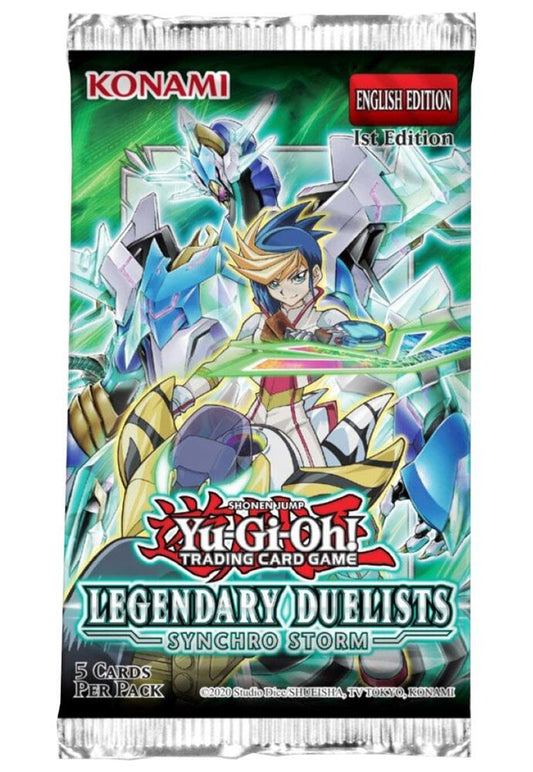 Yu-Gi-Oh! Legendary Duelists: Synchro Storm 1st Edition Booster Pack