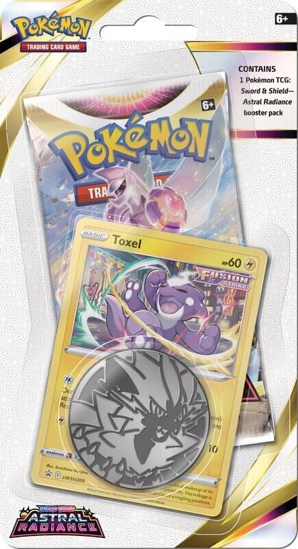 Pokemon TCG Astral Radiance Single Pack Blister (Toxel)