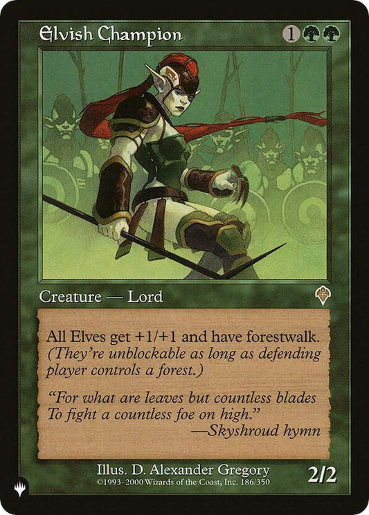 Elvish Champion - The List Reprints
