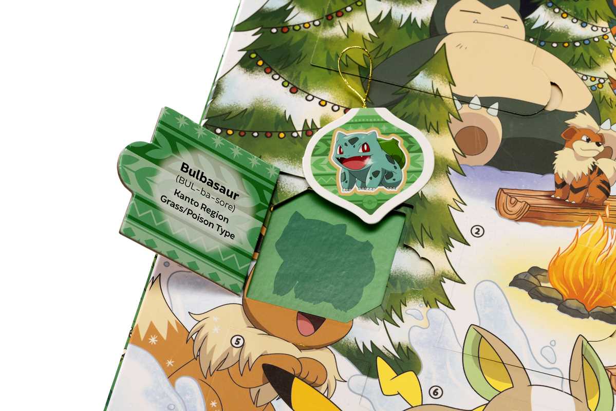 Pokémon Advent Holiday Pop-Up Calendar