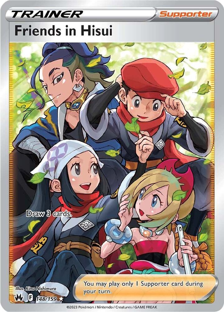 Friends in Hisui (Full Art) - SWSH: Crown Zenith