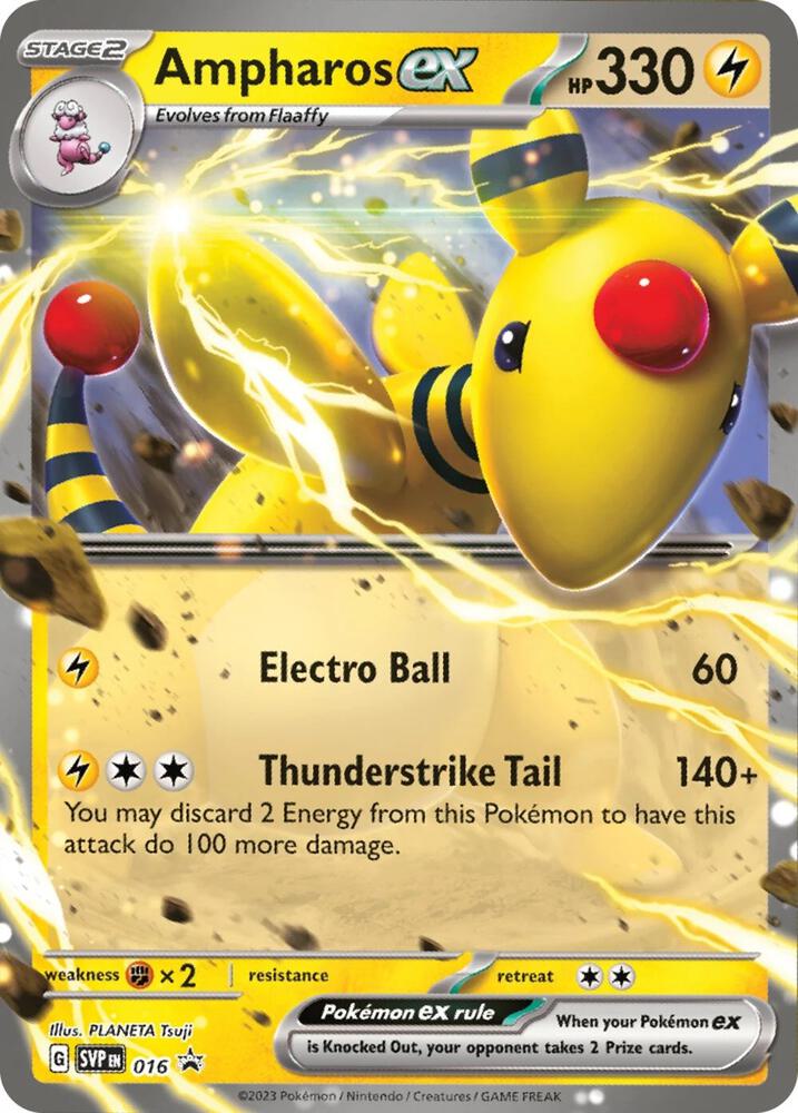 Ampharos ex - 016 - SV: Scarlet & Violet Promo Cards