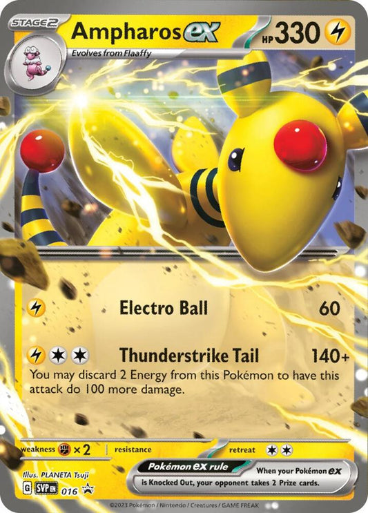 Ampharos ex - 016 - SV: Scarlet & Violet Promo Cards