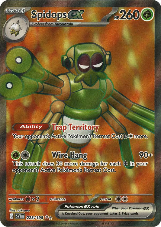Spidops ex - 223/198 - SV01: Scarlet & Violet Base Set