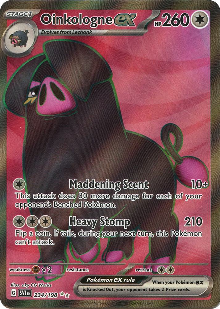 Oinkologne ex - 234/198 - SV01: Scarlet & Violet Base Set