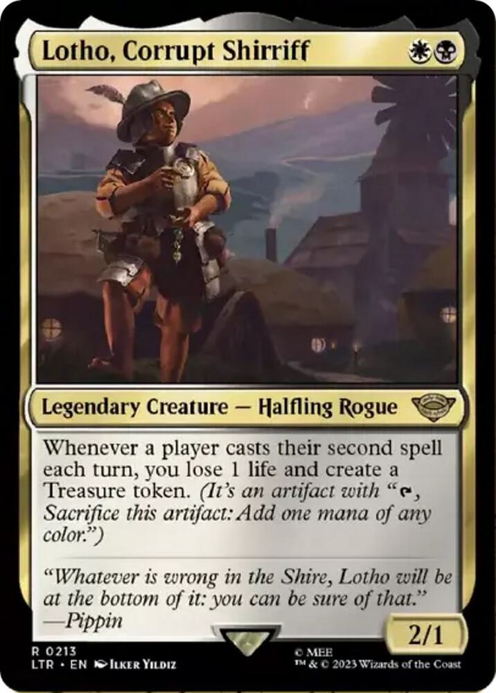 Lotho, Corrupt Shirriff - Universes Beyond: The Lord of the Rings: Tales of Middle-earth