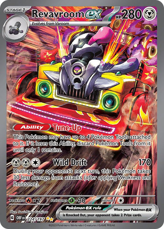 Revavroom ex - 224/197 - SV03: Obsidian Flames
