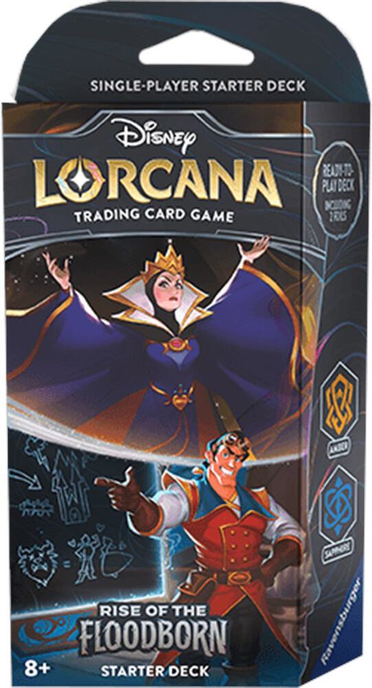 Disney Lorcana: Rise of the Floodborn Deck: Amber & Sapphire