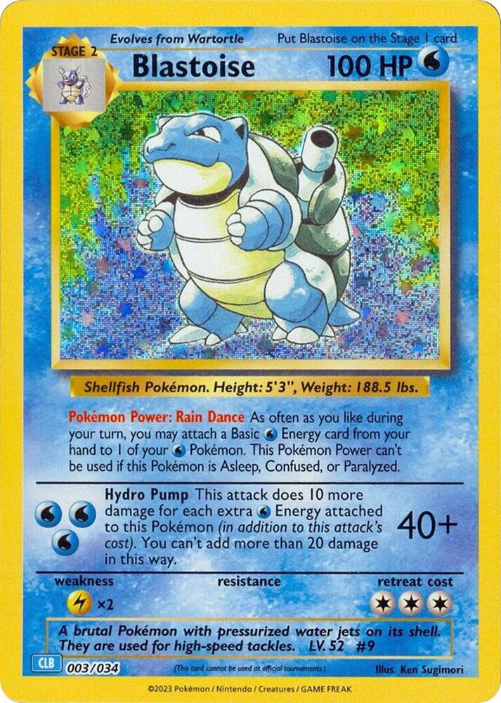 Blastoise - Trading Card Game Classic