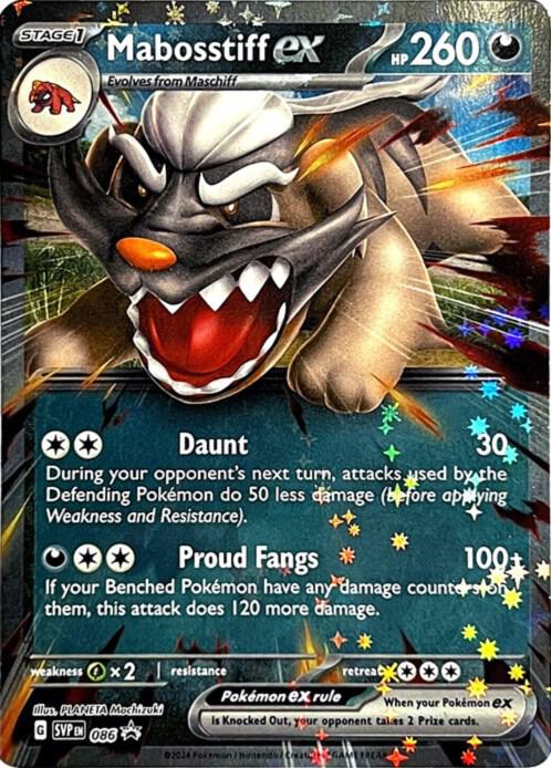 Mabosstiff ex - 086 - SV: Scarlet & Violet Promo Cards