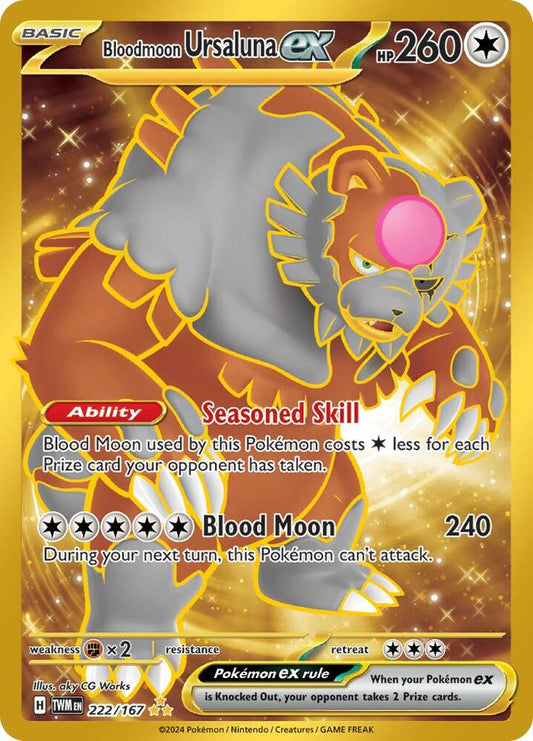 Bloodmoon Ursaluna ex - 222/167 - SV06: Twilight Masquerade