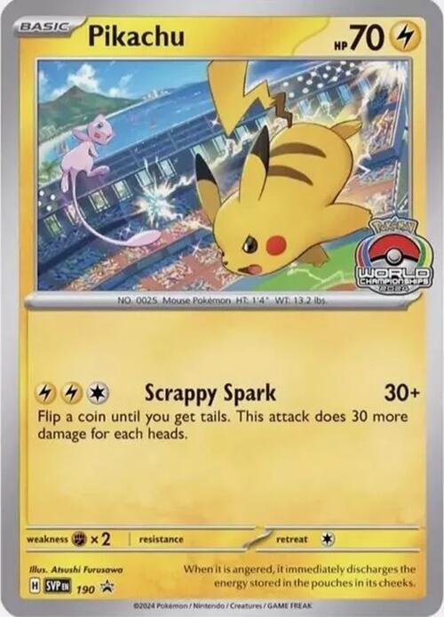 Pikachu - 190 - SV: Scarlet & Violet Promo Cards