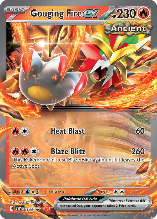 Gouging Fire ex - 144 - SV: Scarlet & Violet Promo Cards