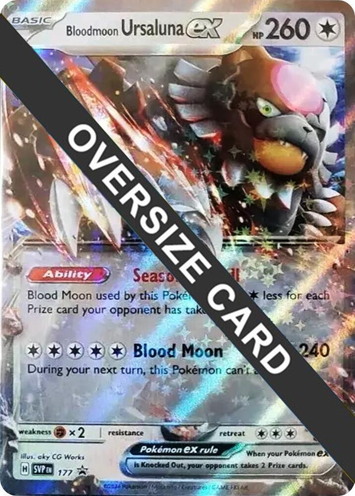 Bloodmoon Ursaluna ex - 177 - Jumbo Cards