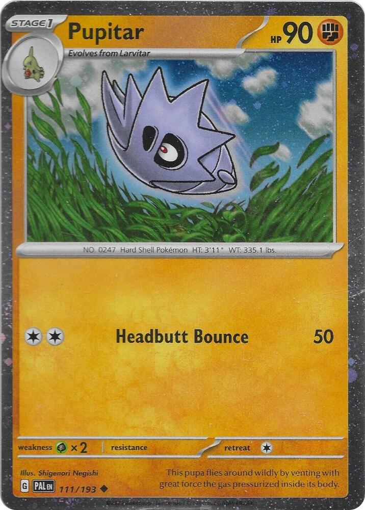 Pupitar - 111/193 (Cosmo Foil) - Miscellaneous Cards & Products