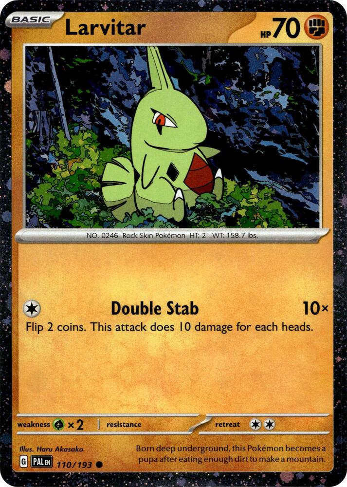 Larvitar - 110/193 (Cosmo Foil) - Miscellaneous Cards & Products