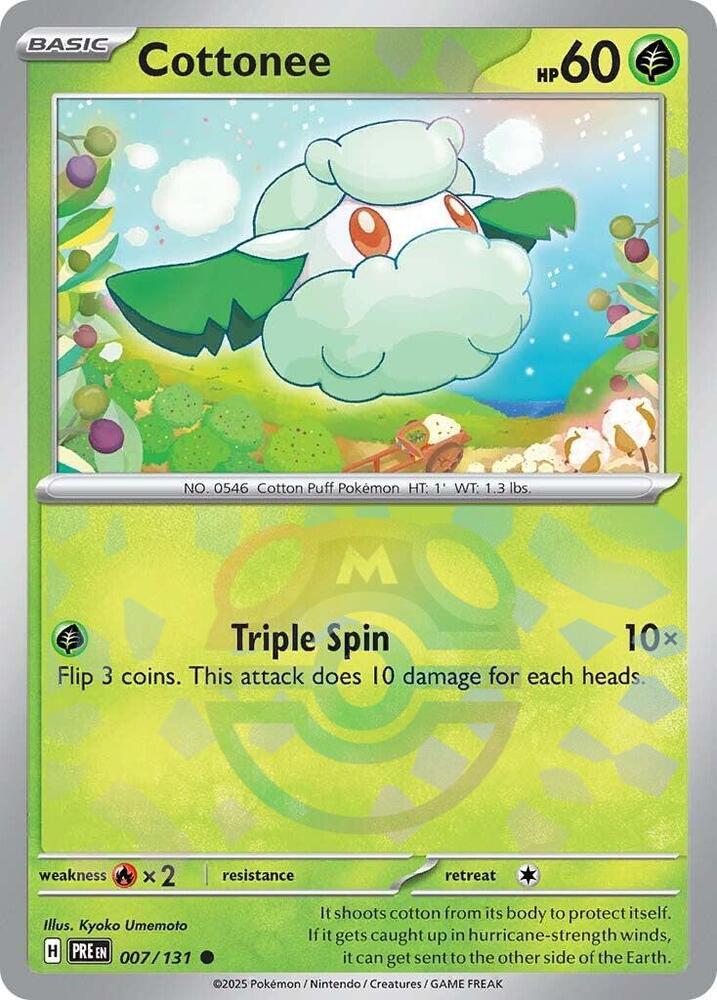 Cottonee (Master Ball Pattern) - SV: Prismatic Evolutions