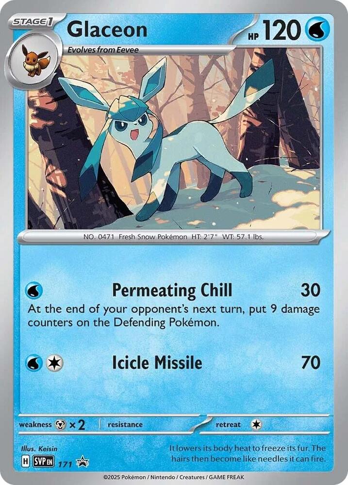 Glaceon - 171 (Cosmos Holo) - SV: Scarlet & Violet Promo Cards