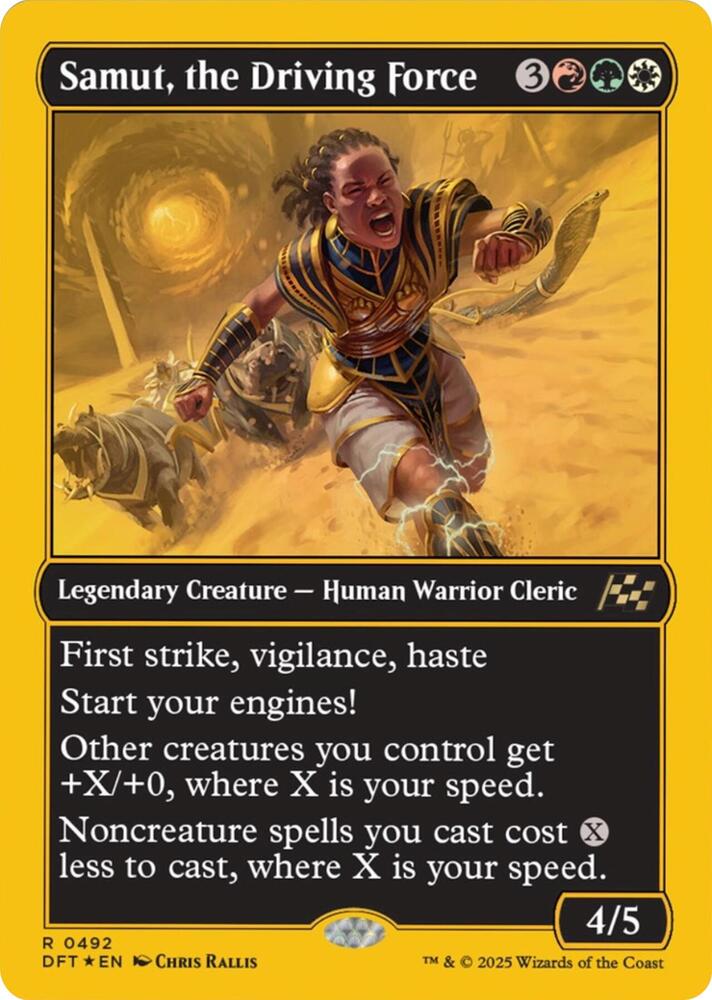 Samut, the Driving Force (First-Place Foil) - Aetherdrift