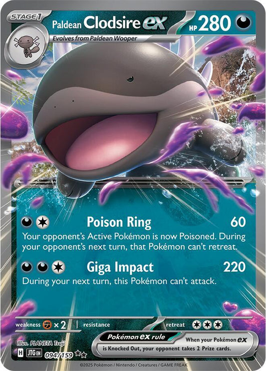 Paldean Clodsire ex - SV09: Journey Together
