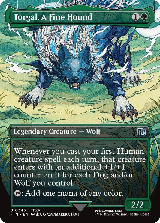 Torgal, A Fine Hound (Borderless) - FINAL FANTASY